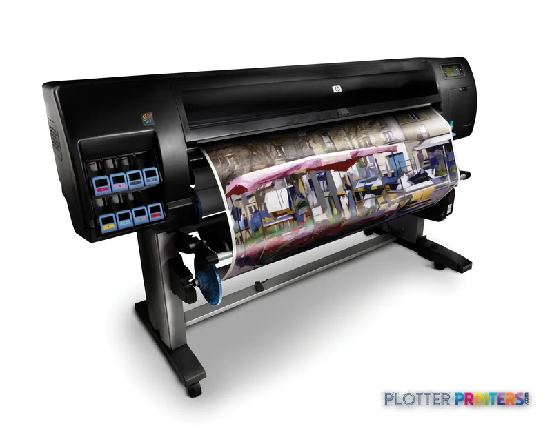 HP Designjet Z6200 60-in Photo Printer product image showing the large-format printer with color photo output
