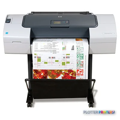 HP Designjet T770 24-in Printer with Hard Disk front product view showing printer with output tray