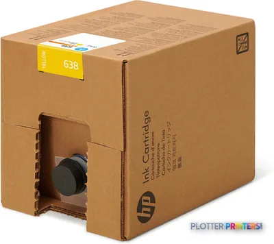 HP 638 10-liter Yellow Stitch Dye Sublimation Ink Cartridge