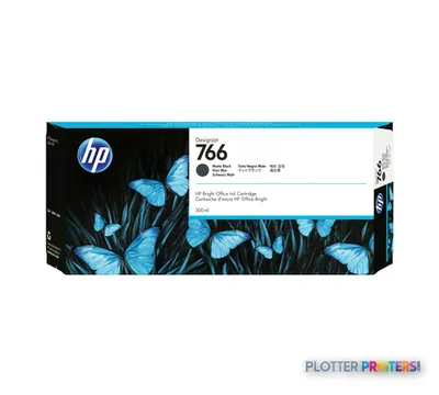 HP 766 300-ml Matte Black DesignJet Ink Cartridge