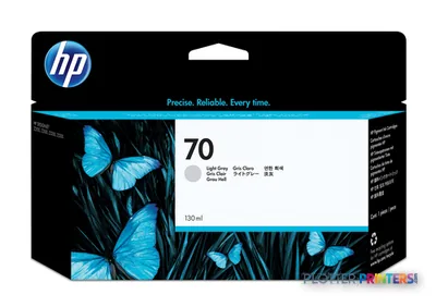 HP 70 130-ml Light Gray DesignJet Ink Cartridge