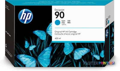 HP 90 400-ml Cyan DesignJet Ink Cartridge