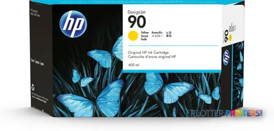 HP 90 400-ml Yellow DesignJet Ink Cartridge
