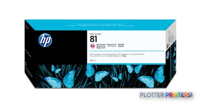 HP 81 680-ml Light Magenta Dye Ink Cartridge