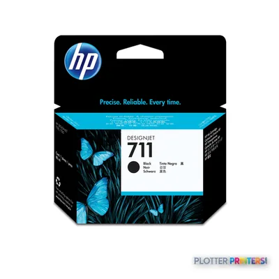 HP 711 80-ml Black DesignJet Ink Cartridge