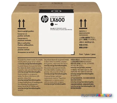HP LX600 Black Ink Cartridge, 3000 ml (CC585A)