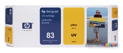 HP Cartouche d'encre jaune UV 83 (680 ml) print head Thermal inkjet