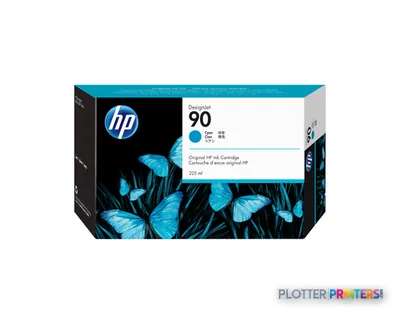 HP Cartouche d'encre cyan 90 225-ml print head Thermal inkjet
