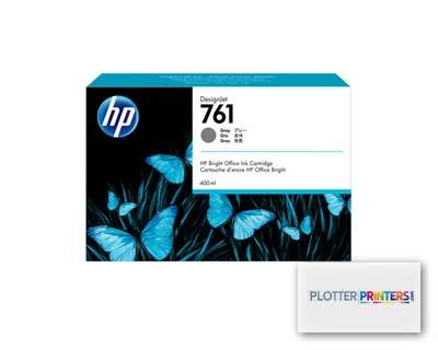 HP 761 400-ml Gray DesignJet Ink Cartridge