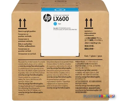 HP LX600 Cyan Ink Cartridge, 3000 ml (CC586A)