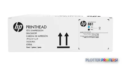 HP 881 Cyan/Black Latex Printhead print head Thermal inkjet