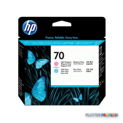 HP 70 Light Magenta and Light Cyan DesignJet Printhead