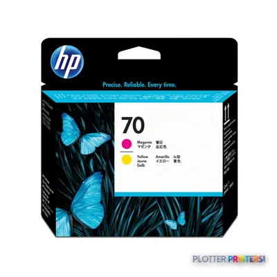 HP 70 Magenta and Yellow DesignJet Printhead