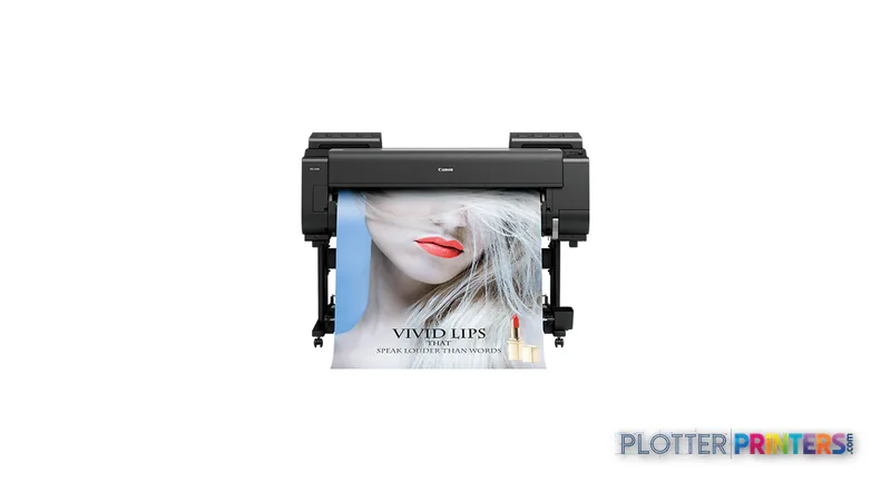 Canon imagePROGRAF PRO-4100S large format printer product view with color poster output