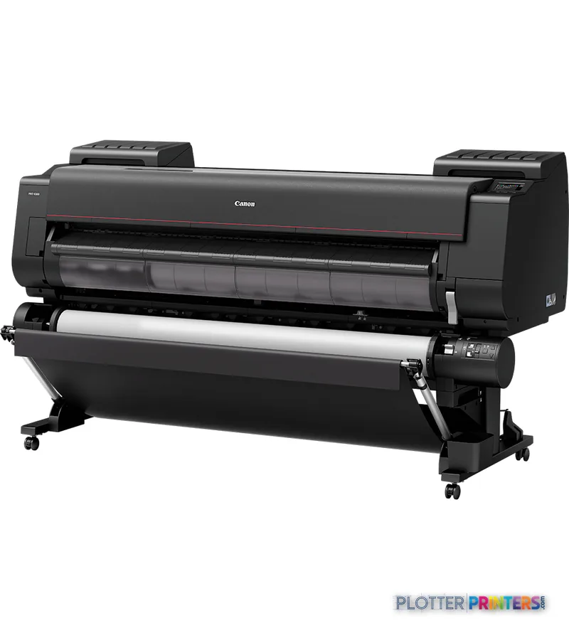 Canon PRO-6100 large format inkjet printer product image showing black printer with roll feed system