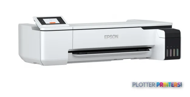 Epson SureColor SC-T3100x large-format printer product image showing white inkjet printer with touchscreen display and ink c…
