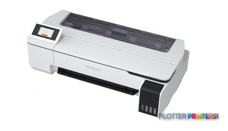 Epson SureColor SC-T3100X large-format printer product image showing white inkjet printer with touchscreen control panel and…