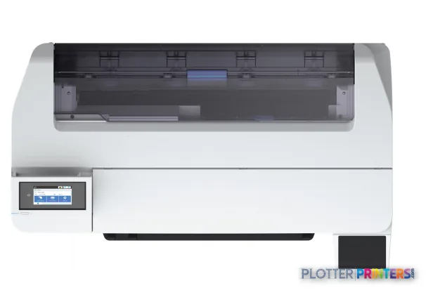 Epson SureColor SC-T3100X large-format printer product view showing white body with open top cover and control panel