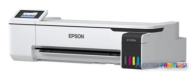 Epson SureColor T3170x large-format inkjet printer product image showing white and black printer with touchscreen display an…