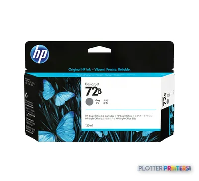 HP 72B 130-ml Gray DesignJet Ink Cartridge