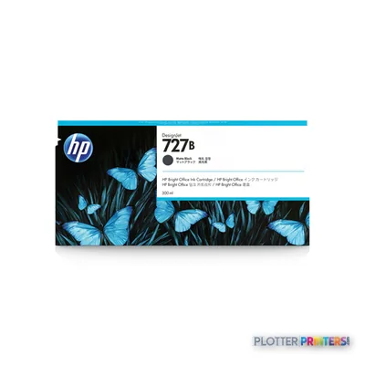 HP 727B 300-ml Matte Black DesignJet Ink Cartridge