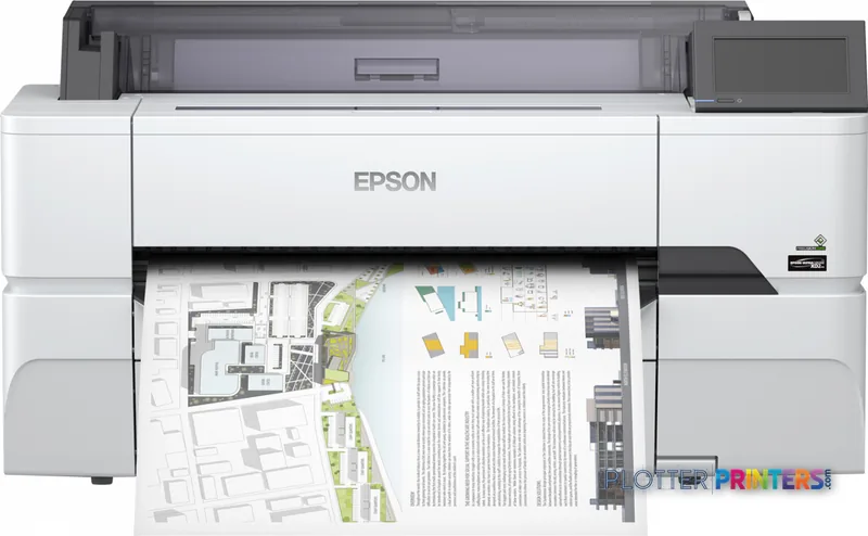 Epson SureColor SC-T3405N wireless large-format printer with architectural drawing output
