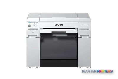 Epson SureLab D870 large-format inkjet printer product image, white with black output tray