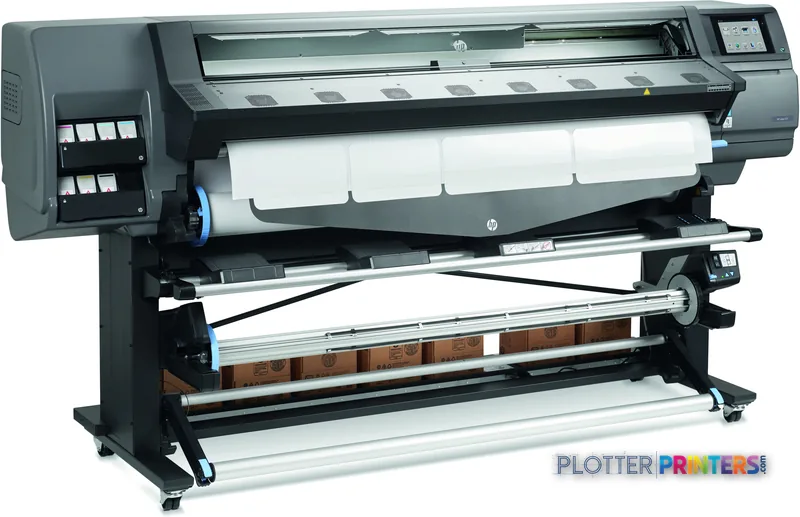 HP Latex 375 Printer Europe large-format printer product image showing grey printer with white media roll loaded