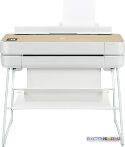 HP DesignJet Studio 24-in Printer product image showing white printer on stand with paper roll