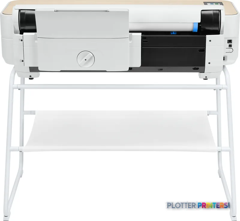HP DesignJet Studio 24-in Printer product image showing white printer with paper roll on stand