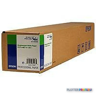 Epson Singleweight Matte Paper Roll, 24" x 40 m, 120g/m²