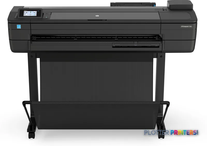 HP DesignJet T730 36-in Printer product image showing grey large-format printer on stand