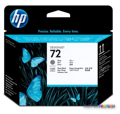HP 72 Gray and Photo Black DesignJet Printhead
