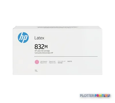 HP 832M 1-liter Magenta Latex Ink Cartridge