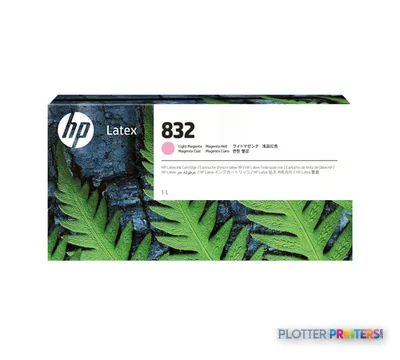 HP 832 1-liter Magenta Latex Ink Cartridge