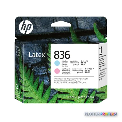 HP 836 Light Cyan/Light Magenta Latex Printhead print head Thermal inkjet