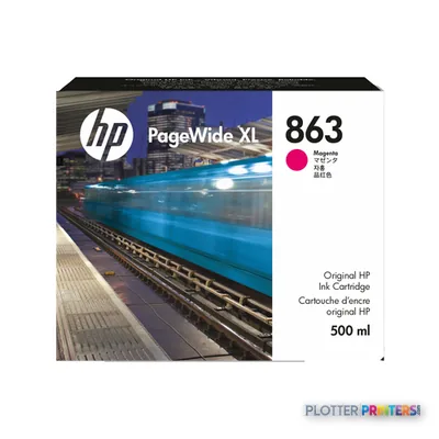 HP 863 500-ml Magenta PageWide XL Ink Cartridge