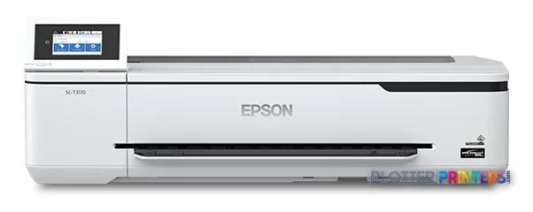 Epson SureColor T3170M large-format printer product image showing white printer with touchscreen display