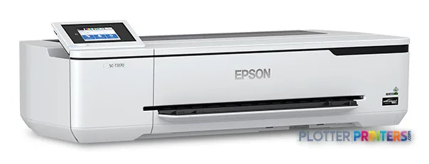 Epson SureColor T3170M large format printer product image showing white printer with touchscreen control panel
