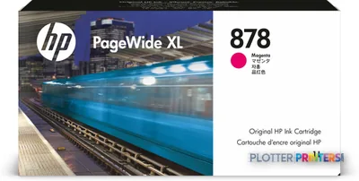 HP 878 1-liter Magenta PageWide XL Ink Cartridge