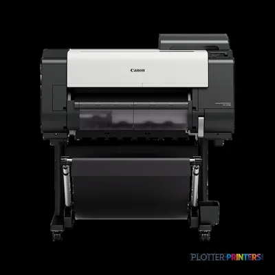 Canon imagePROGRAF TX-2100 large format printer product image showing front view with white top panel and black body on stand