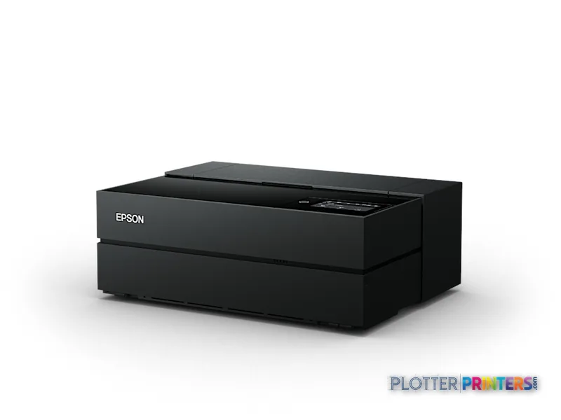 Epson SureColor SC-P700 large format printer product image, black inkjet printer shown from front angle