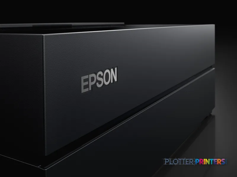 Epson SureColor SC-P700 product image showing the black printer's front panel with Epson branding