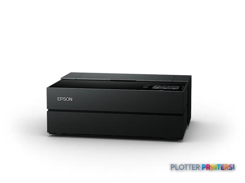 Epson SureColor SC-P700 large format printer product image showing black inkjet printer from front angle