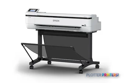 Epson SureColor T5170M large format printer product image showing white and black inkjet printer on stand