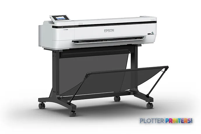 Epson SureColor T5170M large format printer product image showing white and black inkjet printer on stand