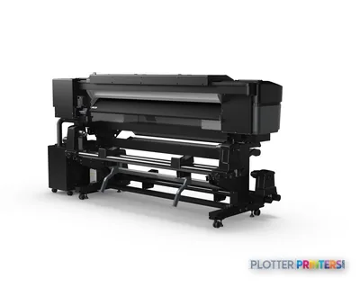 Epson SureColor SC-S80610L large format inkjet printer product image showing black printer with feed system
