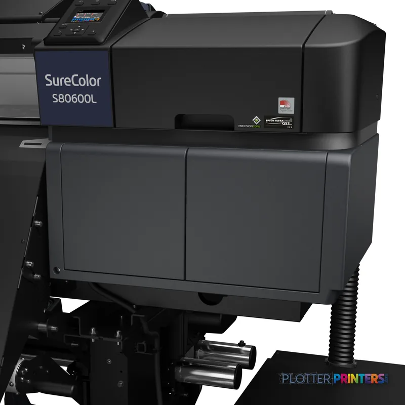 Epson SureColor SC-S80610L large format printer product image showing black inkjet printer with control panel