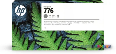 HP 776 1-liter Gray Ink Cartridge