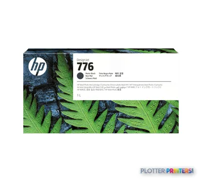 HP 776 1-liter Matte Black Ink Cartridge